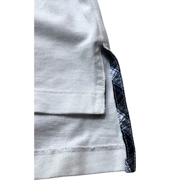 Vtg Ralph Lauren Polo Shirt XLT White Big Pony Tartan Plaid Neck Trim & 3 NWT - Picture 6 of 7